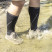 Водонепроникні шкарпетки Dexshell Mudder, чорні з сірими смужками M (39-42)