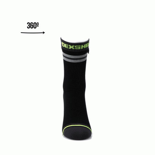 Водонепроникні шкарпетки DexShell Pro visibility Cycling, DS648GRY L (43-46)
