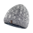 Водонепроницаемая шапка Dexshell Heathered Rib Knit Beanie, onesize (56-58 см), бело-серая