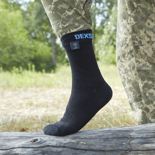 Водонепроницаемые носки DexShell Ultra Thin Socks DS663BLKM M (39-42)