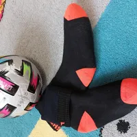 Водонепроникні шкарпетки дитячі Dexshell Ultra Thin Children Sock, Чорний/Помаранчевий (L) — Photo 5