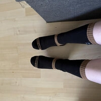 Носки водонепроницаемые Dexshell Hytherm Pro Socks, размер L, черные с коричневой полосой — Photo 12