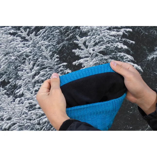 Водонепроникна шапка Dexshell Heathered Rib Knit Beanie, onesize (56-58 см), блакитний — Photo 2