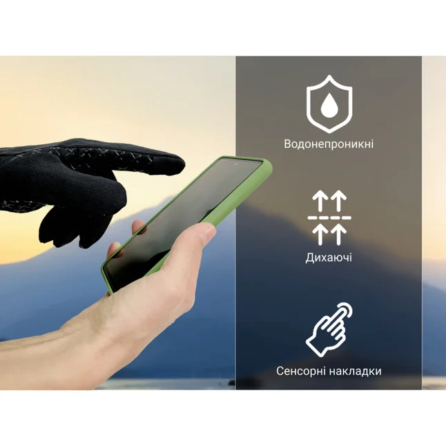 Рукавички водонепроникні Dexshell StretchFit 2.0 Gloves, р-р M, чорні — Photo 3