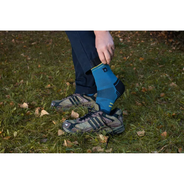 Носки водонепроницаемые Dexshell Running Lite 2.0 Socks, темно-голубые, размер L (43-46) — Photo 2