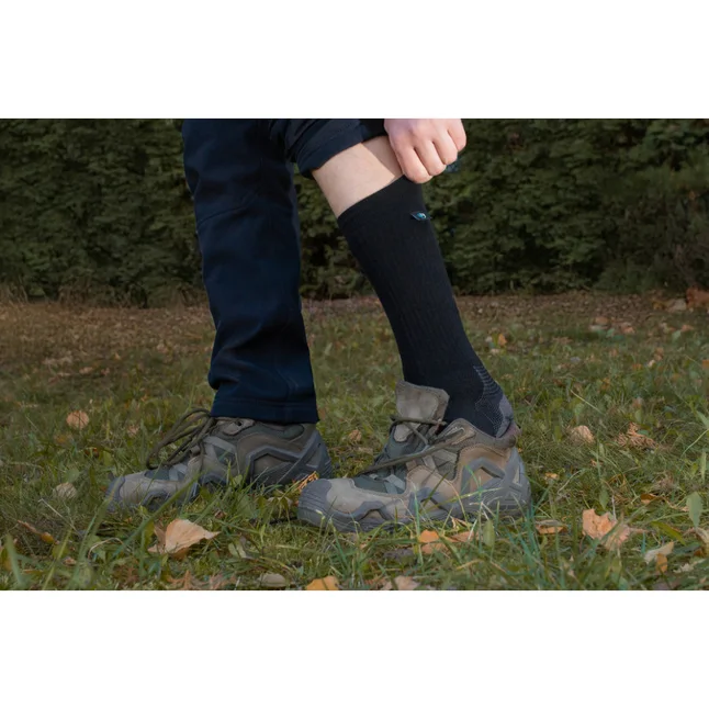 Носки Dexshell Terrain Walking 2.0 Socks, черно-серые, размер M (39-42) — Photo 2
