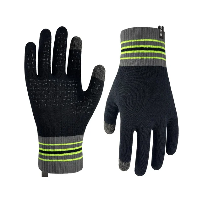 Рукавички водонепроникні Dexshell Ultra Thin Waterproof Running, p-p L, чорно-жовтий