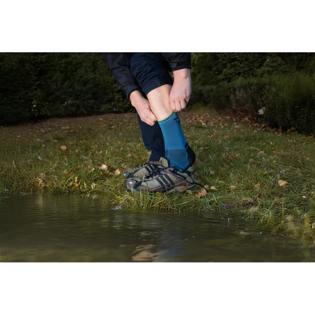 Носки водонепроницаемые Dexshell Running Lite 2.0 Socks, темно-голубые, размер L (43-46) — Photo 3