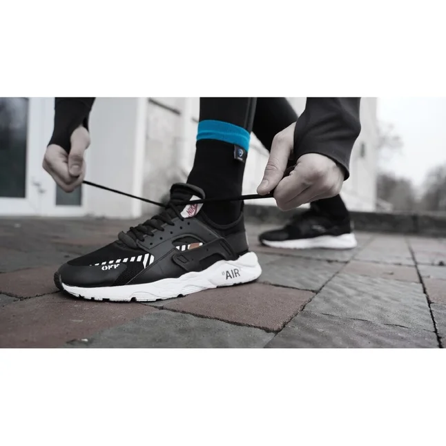 Водонепроницаемые носки DexShell Running Lite Socks, синие полоски XL (47-49) — Photo 1
