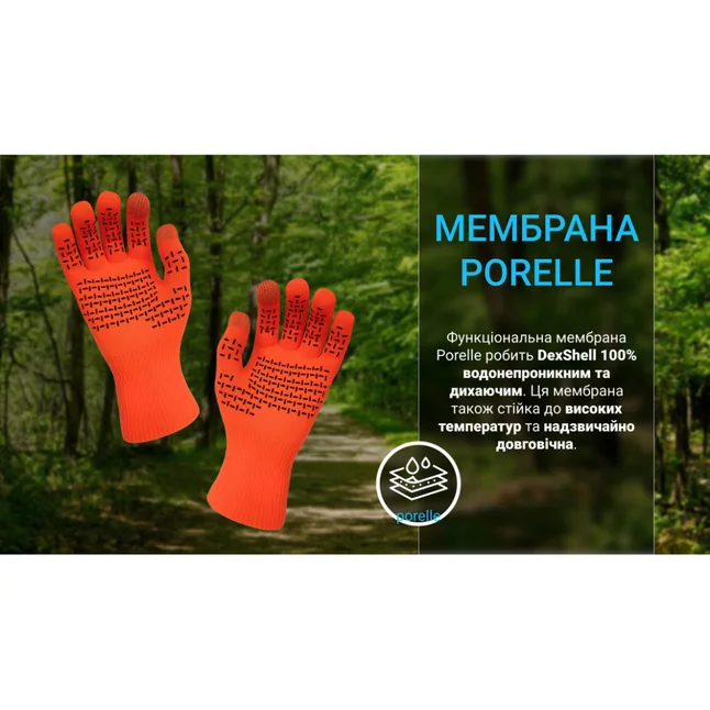 Водонепроницаемые перчатки DexShell ThermFit Gloves DG326TS-BOS (S) — Photo 2