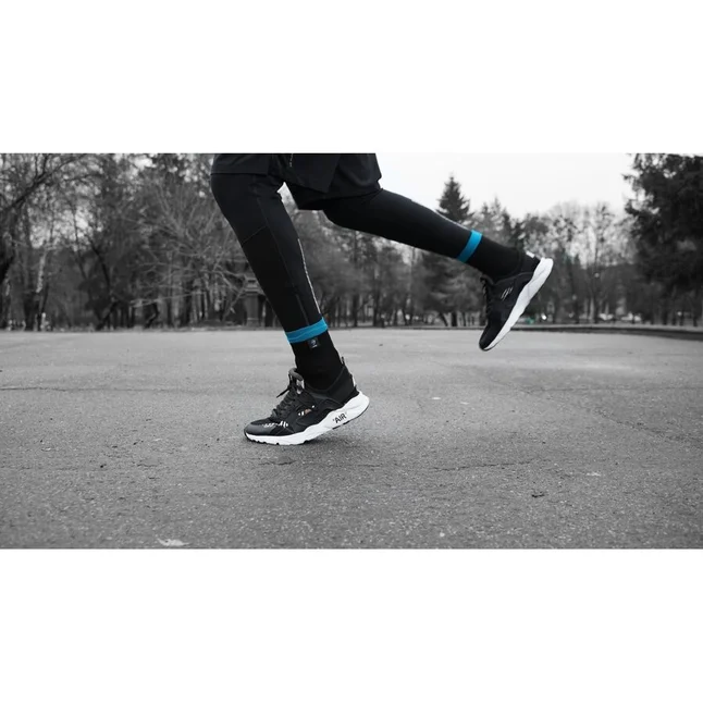 Водонепроницаемые носки DexShell Running Lite Socks, синие полоски XL (47-49) — Photo 4
