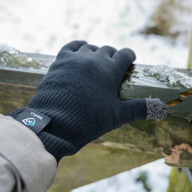 Перчатки водонепроницаемые Dexshell ThermFit 3.0 Gloves, черные, размер M — Photo 3