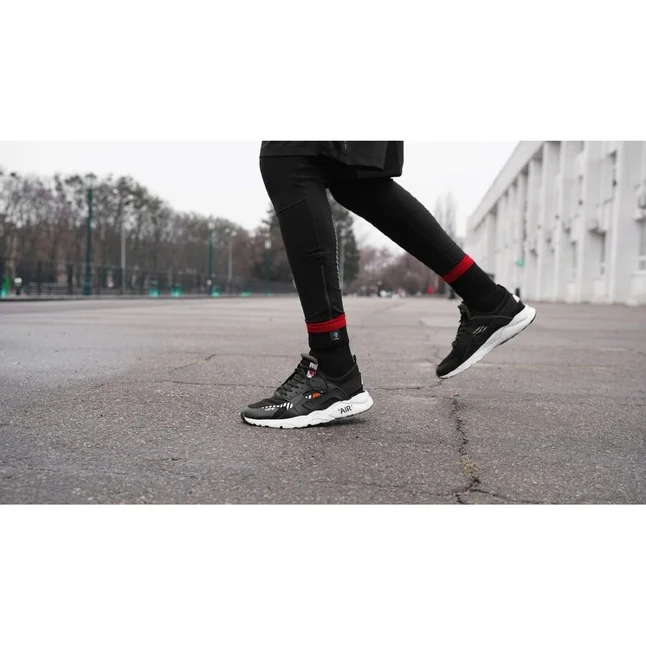 Водонепроницаемые носки DexShell Running Lite Socks, красные полоски XL (47-49) — Photo 9