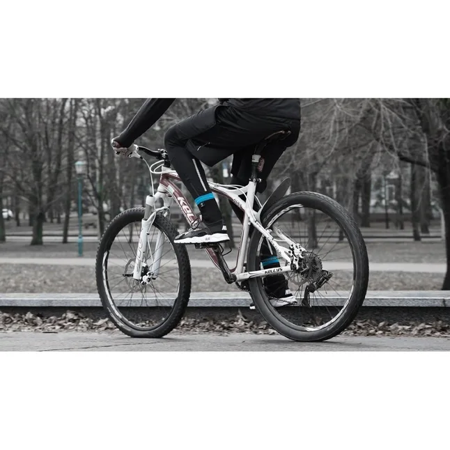 Водонепроницаемые носки DexShell Running Lite Socks, синие полоски XL (47-49) — Photo 6