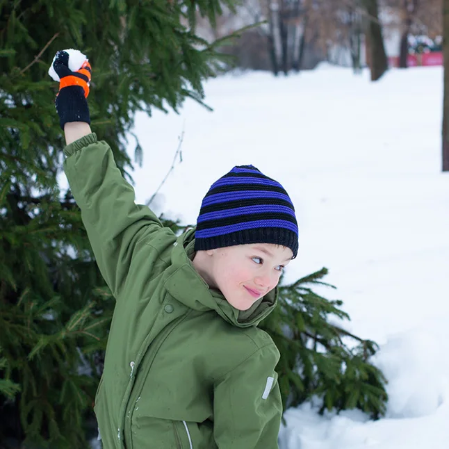 Дитяча водонепроникна шапка DexShell DH552PP, фіолетова — Photo 3