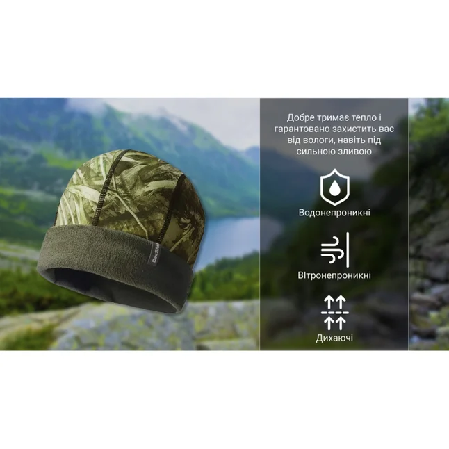 Водонепроникна шапка DexShell Watch Hat (Real Tree® MAX-5®) DH9912RTC S-M — Photo 4