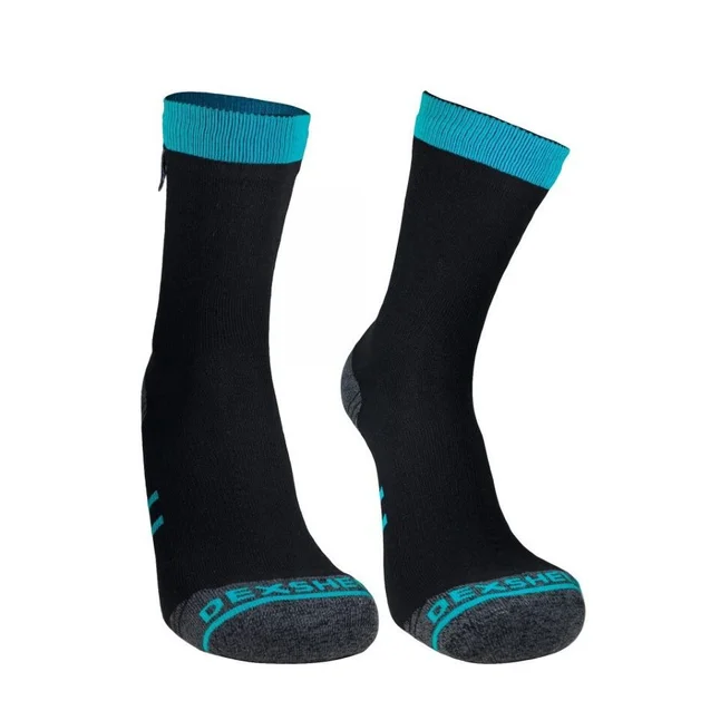 Водонепроницаемые носки DexShell Running Lite Socks, синие полоски XL (47-49)