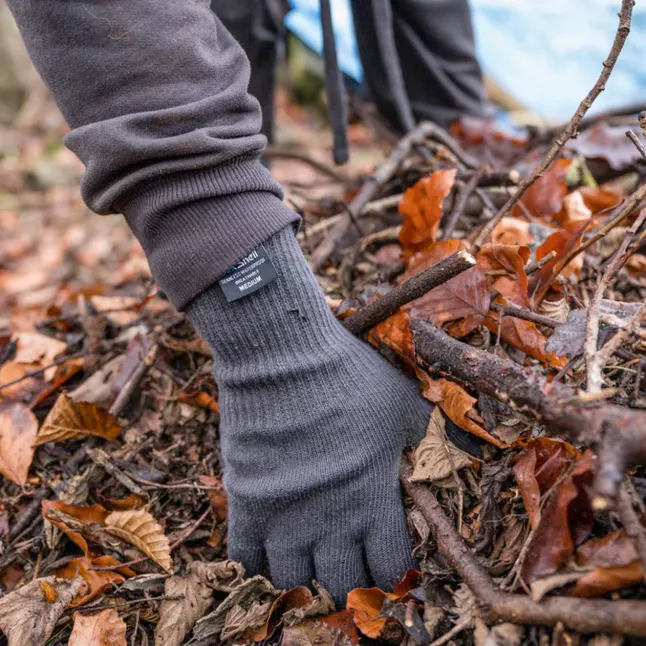 Перчатки водонепроницаемые Dexshell ThermFit 3.0 Gloves, черные, размер M — Photo 6