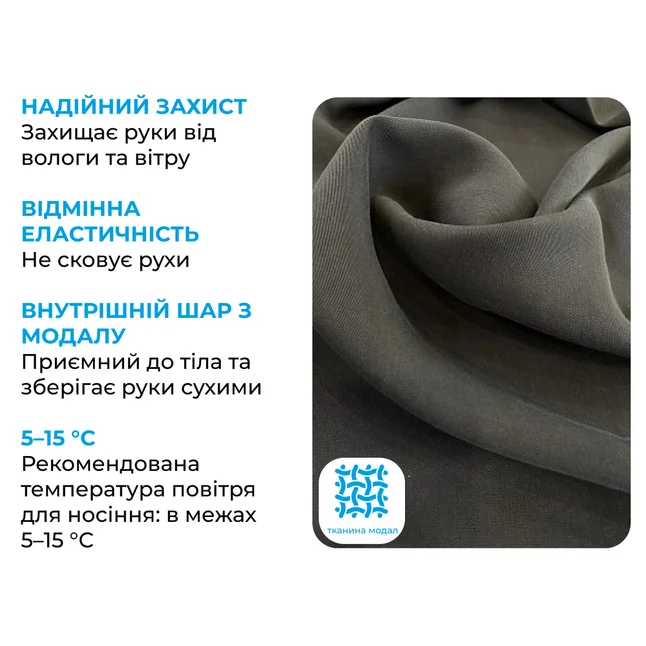 Рукавички водонепроникні Dexshell Ultra Thin Waterproof Running, p-p M, чорно-жовтий — Photo 7