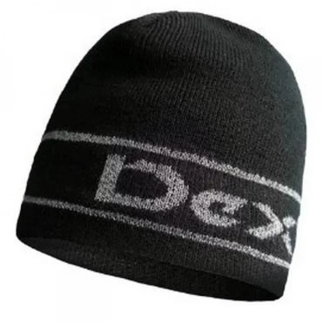 Шапка водонепроникна Dexshell Beanie Reflective Logo, DH373BLK L-XL