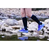 Водонепроницаемые носки Dexshell Longlite Socks 2.0, голубые полоски, размер L (43-46) — Photo 16