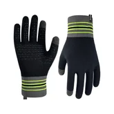 Рукавички водонепроникні Dexshell Ultra Thin Waterproof Running, p-p L, чорно-жовтий — Photo 5