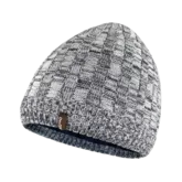 Водонепроникна шапка Dexshell Heathered Rib Knit Beanie, onesize (56-58 см), біло-сіра — Photo 6