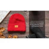 Шапка водонепроникна Dexshell Watch Beanie (56-58 см) червоний — Photo 9