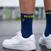 Водонепроникні шкарпетки DexShell Ultra Thin Crew, Синій/Жовтий S (36-38) — Photo 23