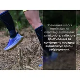 Водонепроницаемые носки Dexshell Longlite Socks 2.0, голубые полоски, размер L (43-46) — Photo 19