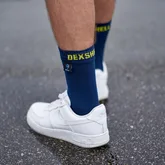 Водонепроникні шкарпетки DexShell Ultra Thin Crew, Синій/Жовтий S (36-38) — Photo 25