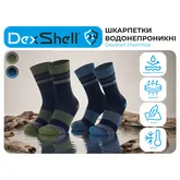 Носки водонепроницаемые Dexshell Thermlite OLV, p-p L, черный/оливковый — Photo 11