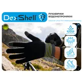 Рукавички водонепроникні Dexshell Ultra Thin Waterproof Running, p-p M, чорно-жовтий — Photo 13