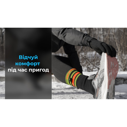 Водонепроникні шкарпетки Dexshell Mudder, чорні з сірими смужками L (43-46)