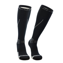 Водонепроникні шкарпетки Dexshell Mudder, чорні з сірими смужками XL (47-49)
