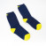 Водонепроникні шкарпетки DexShell Ultra Thin Crew, Синій/Жовтий L (43-46)