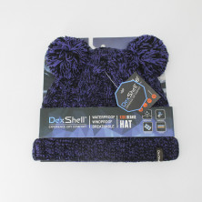 Дитяча водонепроникна шапка DexShell з бубонами DH572PP, фіолетова