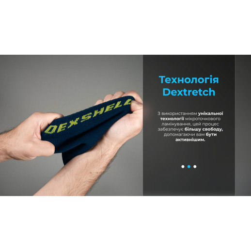 Водонепроникні шкарпетки DexShell Ultra Thin Crew, Синій/Жовтий M (39-42)
