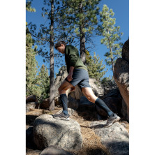 Водонепроникні шкарпетки Dexshell Longlite Socks 2.0, блакитні полоски, розмір L (43-46)