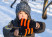 Водонепроникні дитячі рукавиці Dexshell Children mitten, помаранчеві DG536M STR( M)