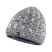 Водонепроникна шапка Dexshell Heathered Rib Knit Beanie, onesize (56-58 см), біло-сіра