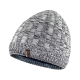 Водонепроникна шапка Dexshell Heathered Rib Knit Beanie, onesize (56-58 см), біло-сіра
