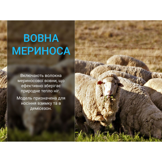 Шкарпетки Dexshell Terrain Walking 2.0 Socks, чорно-сірі, розмір M  (39-42)
