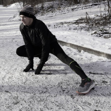 Водонепроницаемые носки Dexshell Mudder, черные с желтыми полосками M (39-42)