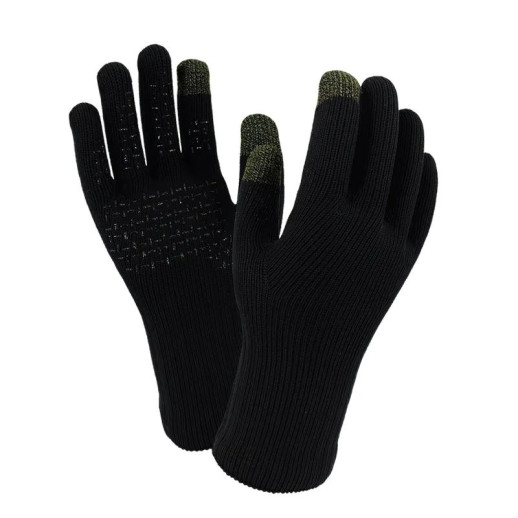 Перчатки водонепроницаемые Dexshell ThermFit с шерстью мериноса, р-р S, черные