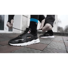 Водонепроницаемые носки DexShell Running Lite Socks, синие полоски M (39-42)