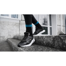Водонепроницаемые носки DexShell Running Lite Socks, синие полоски M (39-42)