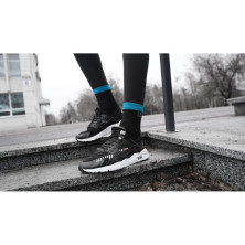 Водонепроницаемые носки DexShell Running Lite Socks, синие полоски M (39-42)