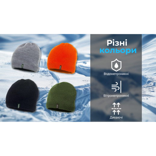 Шапка водонепроницаемая Dexshell DH372BO, оранжевая L/XL (58-60cm)