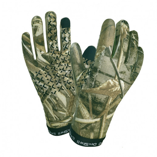 Водонепроницаемые перчатки Dexshell StretchFit Gloves, камуфляж (L-XL)